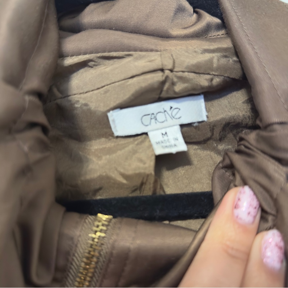 Cache 3/4 Sleeve Utility Jacket | Brown - Picture 6 of 8